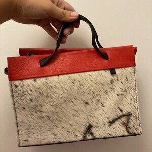 Min & Mon crossbody pony hair purse